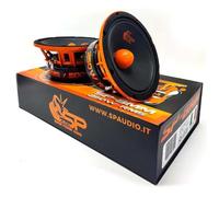 KIT SET PER SP AUDIO SP8MM 2 altoparlanti diffusori midrange, 20 cm 200 mm 8" diametro, 250 watt rms 500 watt max, 4 ohm, sensibilità 98.2 db, per auto, a coppia