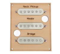Kit Set Pickup Single Coil, Ponte Centrale Al Manico con Magneti Alnico V, Suono Vintage per Chitarra Elettrica