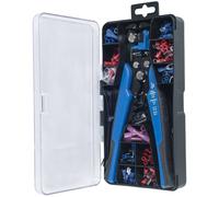 KIT SET PINZA A CRIMPARE CRIMPATRICE A CRICCHETTO SPELAFILI CAPICORDA ASSORTITI