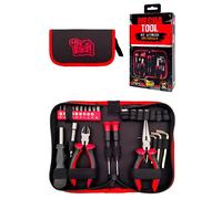 Kit Set Porta Attrezzi Sottosella con Borsa Custodia per Moto Scooter (28 Pezzi)