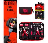 Kit Set Porta Attrezzi Sottosella Professionale + Borsa Custodia Moto (36 Pezzi) Dr.Bike