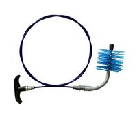 Kit Set Pulizia Stufa A Pellet Scovolo Nylon Prolunga E Impugnatura Spazzacamino