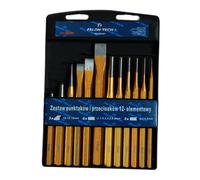 KIT SET SCALPELLI CACCIASPINE CACCIACHIODI PUNZONI 12 PZ PEZZI CACCIA CHIODI