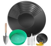 KIT SETACCIO PER ORO BACINO PER LA RICERCA DELL'ORO GOLD PAN KIT CLASSIFICATORE