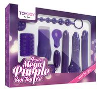 Kit Sex Toys Multifunzione Toyjoy Solo per Te - 9 Pezzi, Viola