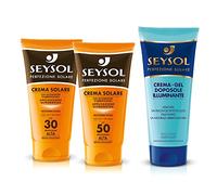 Kit Seysol Perfezione Solare 3 pezzi - Crema Solare spf 30, Crema Solare spf 50, Crema-Gel Doposole Illuminante
