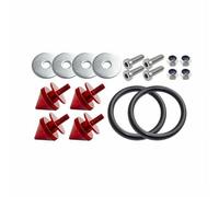 Kit Sgancio Rapido Paraurti Alta Resistenza Alluminio Ergal Rosso Simoni Racing