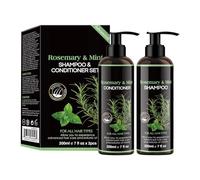 Kit shampoo e balsamo - per la valutazione | Cura anti-crespo e purificante con scudo resistente per donne, uomini e uomini per uso domestico Controllo del sebo Strumento di riparazione della