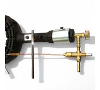 Kit sicurezza fornellone gas universale termocoppia e rubinetto valvola compatibile per uso pro-loco