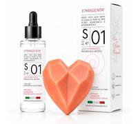 Kit Siero Bava di Lumaca Viso e Acido Ialuronico 98% 50ml + Detergente Viso Antirughe Solido100% Bio con Vitamine C,E, Effetto Liftante Idratante, Rivitalizzante e Antiage