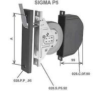 Kit "SIGMA P5" per tapparelle composto da avvolgitore semincasso con cintino, pl