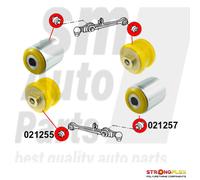 kit silent blocchi braccio triangolare inferiore anteriore Audi A8 D2 FWD / Q...