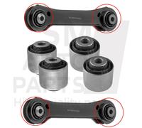 Kit Silentbloc braccio sospensione posteriore per BMW 1 E81 E82 E87 E88 (2003...
