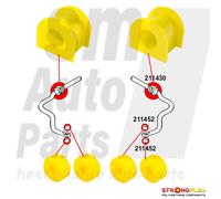 kit silenziatore blocchi barra stabilizzatrice anteriore Toyota Land Cruiser ...