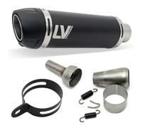 Kit silenziatore universale LeoVince GP CORSA EVO RACING Black Edition Ø 54mm