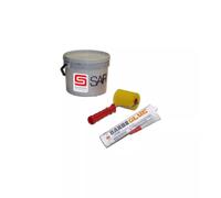 KIT SILICONE/COLLANTE, PITTURA E RULLO PER BARBECUE - SAROM FUOCO