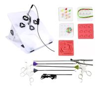 Kit simulatore laparoscopico, simulatore chirurgico, con telecamera HD, 6 moduli di formazione e 4 strumenti chirurgici, for studenti di infermieristica for la formazione didattica