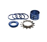Kit Single Speed con Pignone 13 Denti REVERSE COMPONENTS Colore Blu scuro