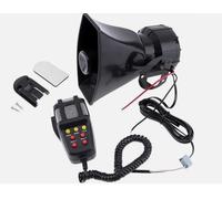 KIT SIRENA ALLARME DI SICUREZZA PROFESSIONALE PER AUTO E MOTO CLACSON TROMBA