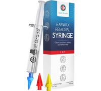 Kit Siringa Pulisci Orecchie - Siringa per Tappi Orecchie con 3 Punte a Getto Qu