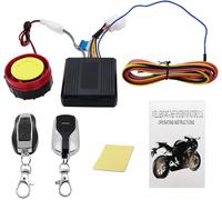 Kit Sistema Antifurto Moto Allarme di Sicurezza 12V Doppio Telecomando e Sirena