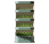 Kit sistema di coltivazione idroponica con telecomando, luce a LED, ciclo dell'acqua intelligente per giardinaggio verticale e germinazione delle piante