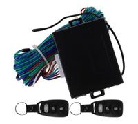 Kit Sistema di Ingresso senza Chiave Auto con Telecomando ABS Nero | Chiusura Centralizzata con Comando Remoto, Installazione Semplice, Blocco Rapido, Sicurezza Veicolo