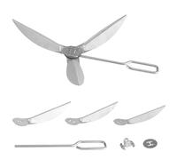 Kit Sistema di Pulizia One-Touch da 22-1/2 Pollici Per Parti di Ricambio Per Barbecue Weber da 57 cm Compatibile Con Le Parti di Ricambio Per Barbecue Weber 7444