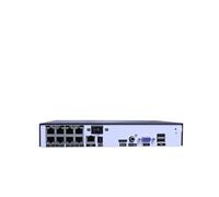 Kit sistema di sicurezza POE H.265+ 4CH 4k 8MP con registratore audio, telecamera IP con rilevamento facciale Rj45, video NVR CCTV impermeabile for esterni(None,8ch NVRX4 Cam 8.0MP)