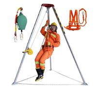 Kit sistema di treppiede salvataggio for impieghi gravosi con(1200LBS Winch+Safe Belt)