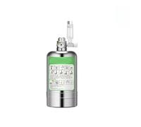Kit sistema generatore di CO2 fai da te for acquario bombola in acciaio inossidabile reattore anidride carbonica for pesci vegetali(1L)