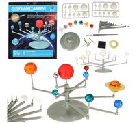 Kit Sistema Solare Fai da Te per Bambini 6-8 Anni - Gioco Scienza Educativo, Puzzle 3D da Costruire, Regalo Scientifico, Planetario Astronomico, Giochi Pianeti