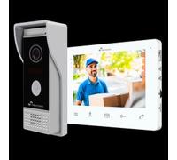 KIT SISTEMA VIDEOCITOFONO NIVIAN NV-VIDEOINTERCOM-2BASICKIT, TECNOLOGIA ANALOGICA, INCLUDE PLACCA E MONITOR, COLLEGAMENTO TRAMITE 2 CAVI, INSTALLAZIONE PLUG AND PLAY, MONTAGGIO A PARETE