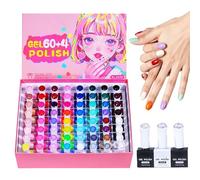 Kit Smalto Gel Asciugatura Rapida con 60 Colori e Lunga Durata per Prodotti
