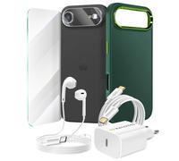 Kit Smart per iPhone 17 Air Cover, Vetro Protettivo, Caricatori, Auricolari (6