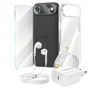 Kit Smart per iPhone 17 Air Cover, Vetro Protettivo, Caricatori, Auricolari (6