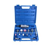 Kit smerigliatrice ad aria e accessori con pinza da 1/4" e 1/8" set da 15 pezzi