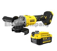 Kit smerigliatrice angolare Stanley SBG710 20V MAX V20 125mm batteria 4,0Ah x 1