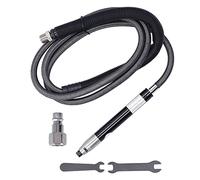 Kit Smerigliatrice Pneumatica Aria 3mm Collet 65000RPM - Accessori Compressore Portatile per Smerigliatura, Incisione e Levigatura di Precisione (Io stile)