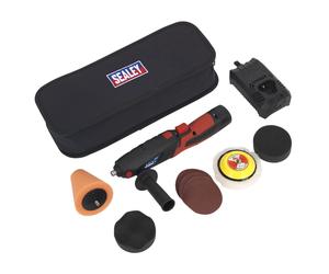 Kit Smerigliatrice/Politrice Mini Cordless Sealey 75Mm 12V Litio-Ioni CP2812V