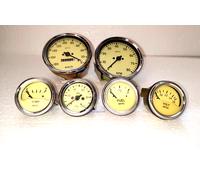 Kit Smiths - Manometro Volt Carburante Olio Elec Temp + 180-0 KMH Speedo + 0-...