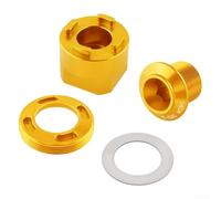 Kit Smontaggio Pedivella per dub per sram in Alluminio Kit Smontaggio | Lega alluminio 6061, , compatibilità per dub, include per vite e guarnizione, nero oro argento(Golden)