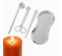 Kit smorzatore per stoppino con 4 accessori per candele, multiuso, con