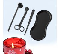 Kit smorzatore per stoppino con accessori per candele da 4 pezzi,