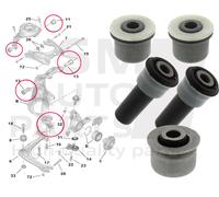 Kit snodo silenzioso blocco supporto perno fusibile PEUGEOT 407 SW/407 Coupe