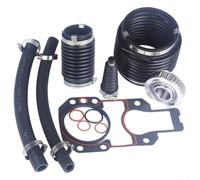 Kit soffietti di poppa per MerCruiser per Alpha One Gen 1 | 803097T1 W/U Joint scarico soffietto soffietto tubi di aspirazione dell'acqua | Morsetti e kit di guarnizioni per cuscinetti cardanici
