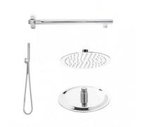 Kit Soffione Doccia Restyling Smart Metaf Tondo Cromo Lucido