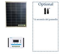 Kit Solare 5W 10W 20W 50W 100W regolatore VS1024AU crepuscolare EPEVER