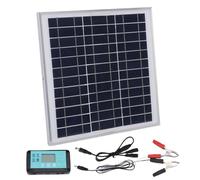Kit solare | Caricatore solare per manutenzione | Controller e kit di ricarica per camper, trattore, barca, rimorchio, moto, camion, motoslitta all'aperto