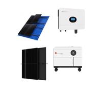 Kit solare completo per la casa 6000W-29.0kwh/giorno GROWATT/FELICITY- batteria+inverter+pannelli solari+kit di staffe o struttura- Energia per la tua casa, facile installazione-OFFERTA